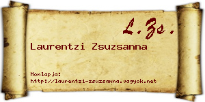 Laurentzi Zsuzsanna névjegykártya
